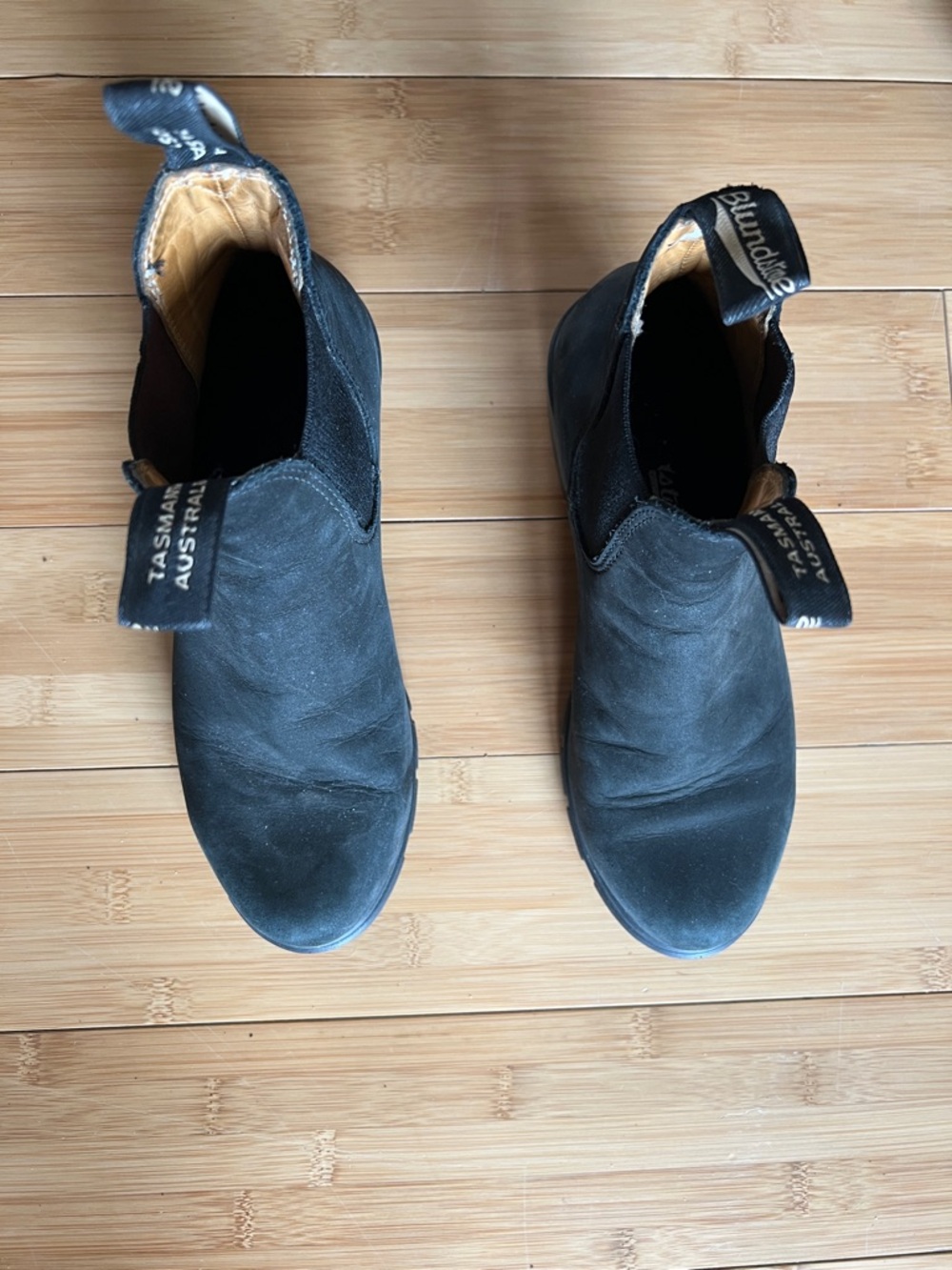 Blundstone Black Nubuck Chelsea Boots